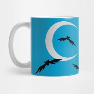 Bats and the Moon Mug